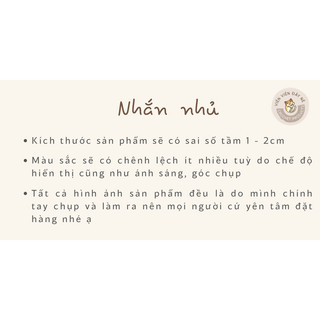Móc khoá len Gấu mini