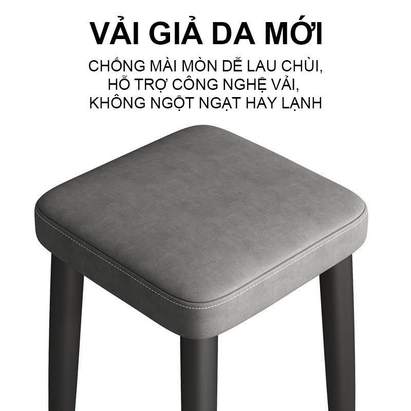 STA Ghế đẩu cho bàn trang điểm khung thép chống ghỉ phủ sơn tĩnh điện nệm ngồi thoáng khí Đơn Giản Hiện Đại