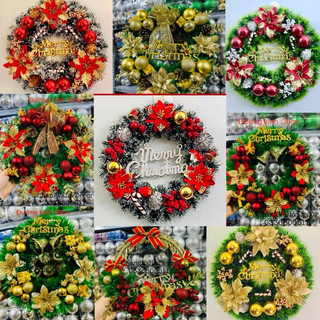 Vòng nguyệt quế trang trí noel sang chảnh