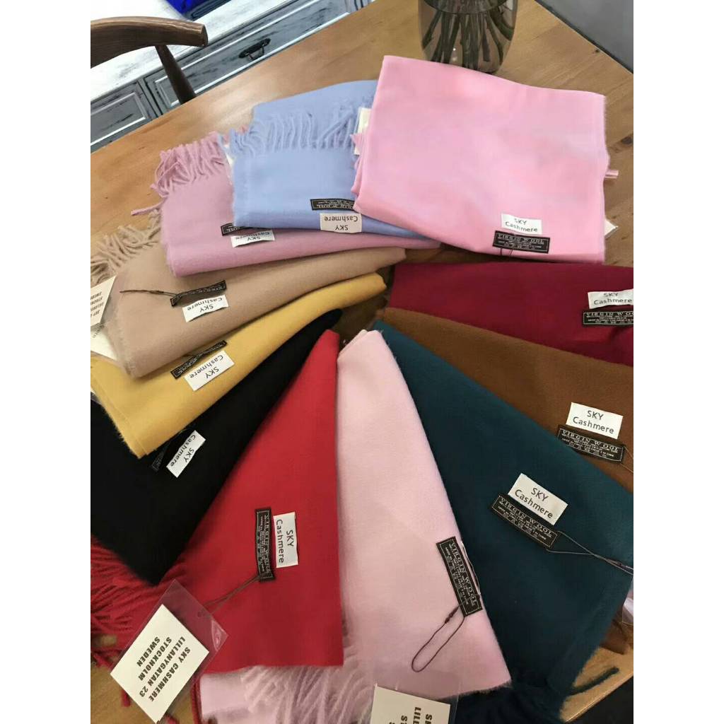 Khăn Quàng Cổ Nữ Khăn Choàng cổ Nam Nữ Sky Cashmere phong cách Hàn Quốc