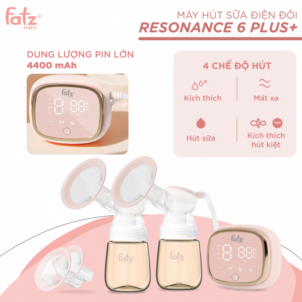 MÁY HÚT SỮA ĐIỆN ĐÔI – RESONANCE 6 / 6 PLUS+ - BẢO HÀNH CHÍNH HÃNG