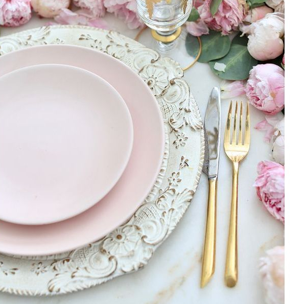 HOA VĂN CỔ ĐIỂN_DĨA NHỰA VINTAGE, siêu nhẹ, bền dẻo, chuyên decor trái cây, bánh, chụp ảnh