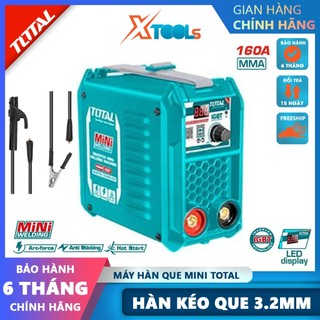 Máy hàn mini total 130a-160a-200a máy hàn que điện tử đa năng kéo que 3.2 igbt hàn đa dạng vật liệu, hàn được que inox k