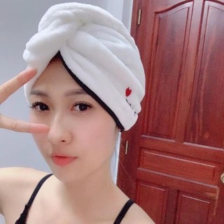 Mũ trùm tóc nhanh khô - khăn quấn tóc nhanh khô - Mủ trùm tóc nhanh khô