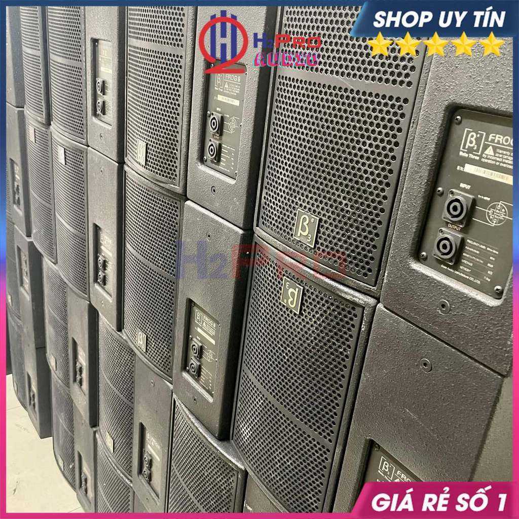 Đôi Loa Full 20 B3 Frog 8 160W Bãi Xịn , Loa Trợ Lời Bass 20 Nhỏ Gọn, Đánh Chất - H2Pro Audio