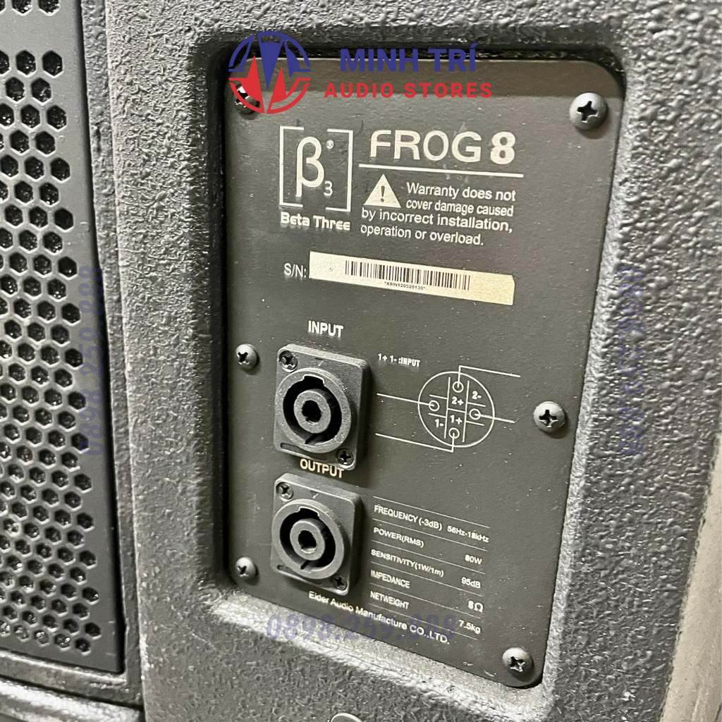 Đôi Loa Lời Bass 20 B3 Frog 8 160W Bãi Xịn , Loa Full 20 Nhỏ Gọn, Đánh Chất -Minh Trí Audio