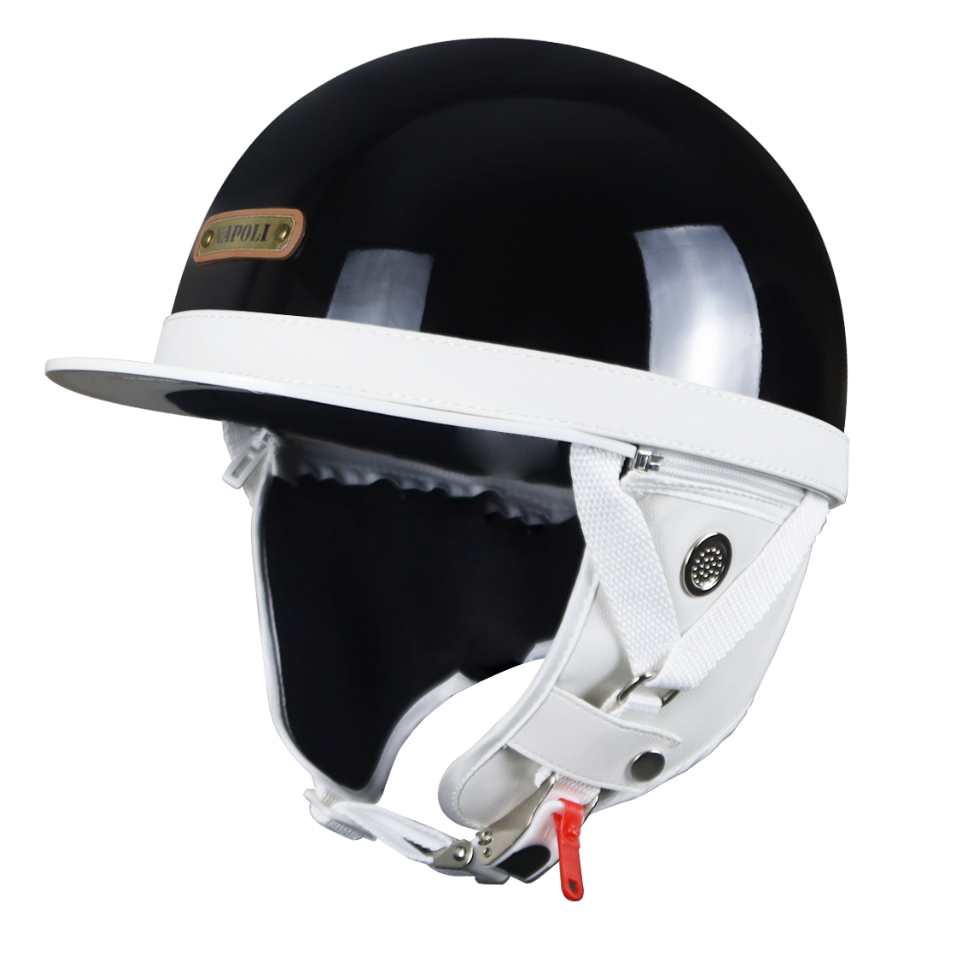 Mũ bảo hiểm nửa đầu Napoli Bosozoku Japan Style nửa đầu vintage - Mũ bảo hiểm moto Vintage 1/2 đầu