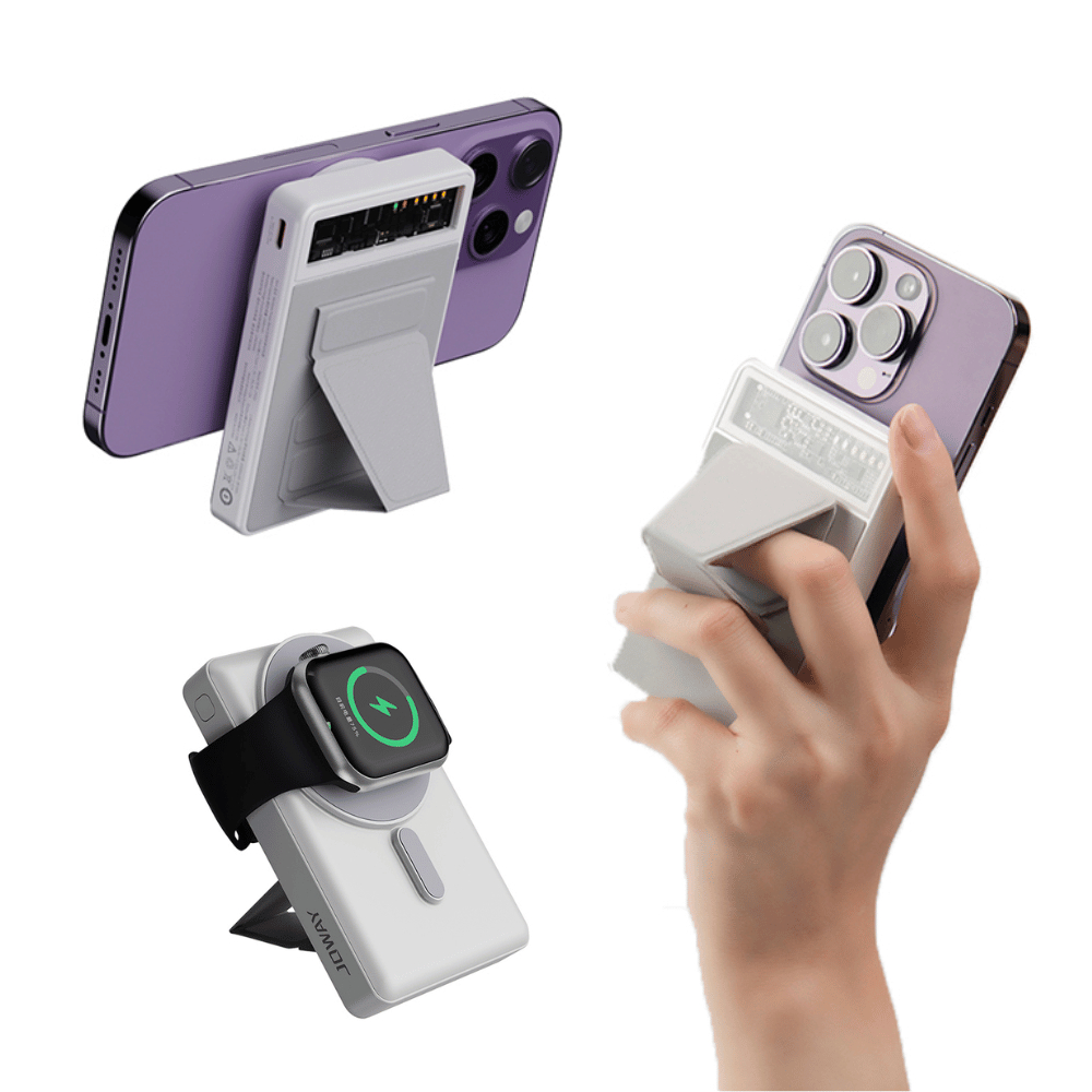 Sạc pin dự phòng Joway 3in1 20W JP510 10.000mAh hỗ trợ sạc nhanh Magnetic Safe cho Iphone 15 Pro Max