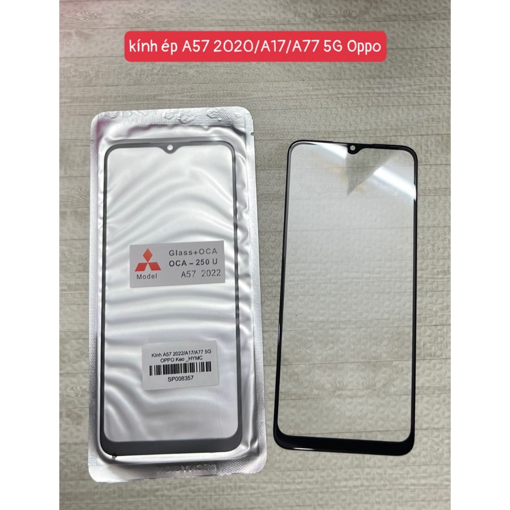 Kính ép A57 2020/ A17/A77 5G oppo