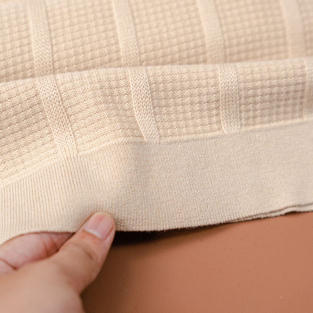 Áo Polo dệt kim KNIT Bufun Form Regular màu be sang trọng