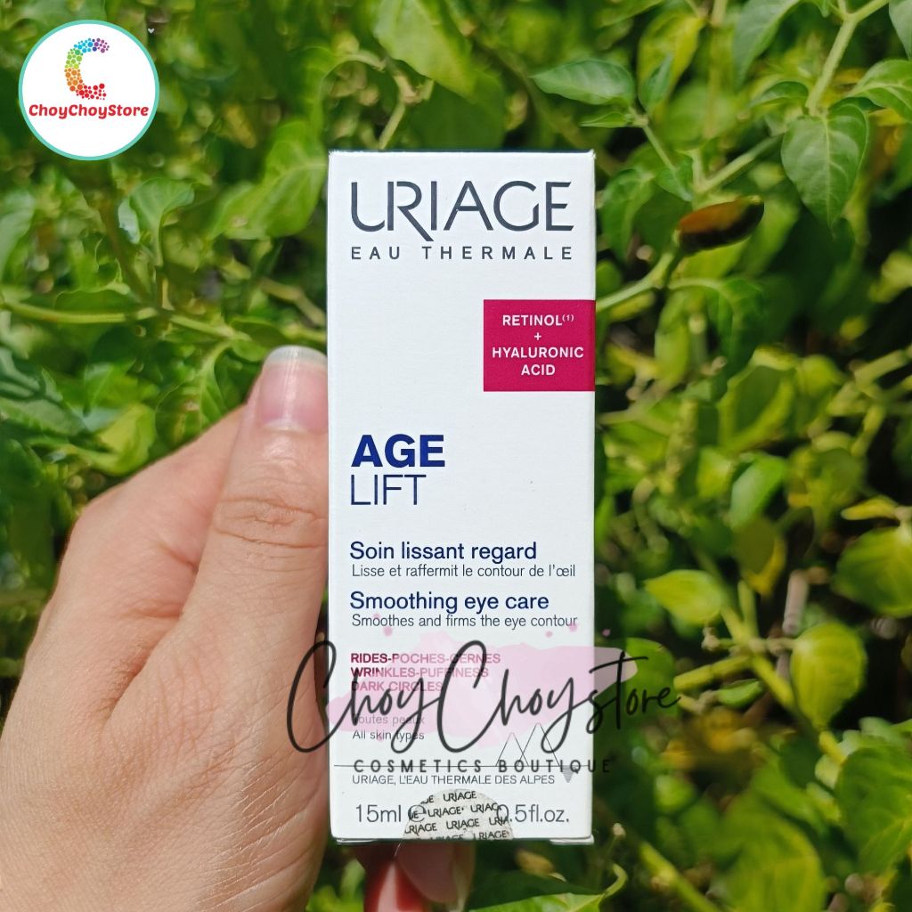 Kem Mắt Uriage Age Lift Eye Cream 15mL Ngừa Lão Hóa, Giảm Thâm & Bọng Mắt (TEM CTY)