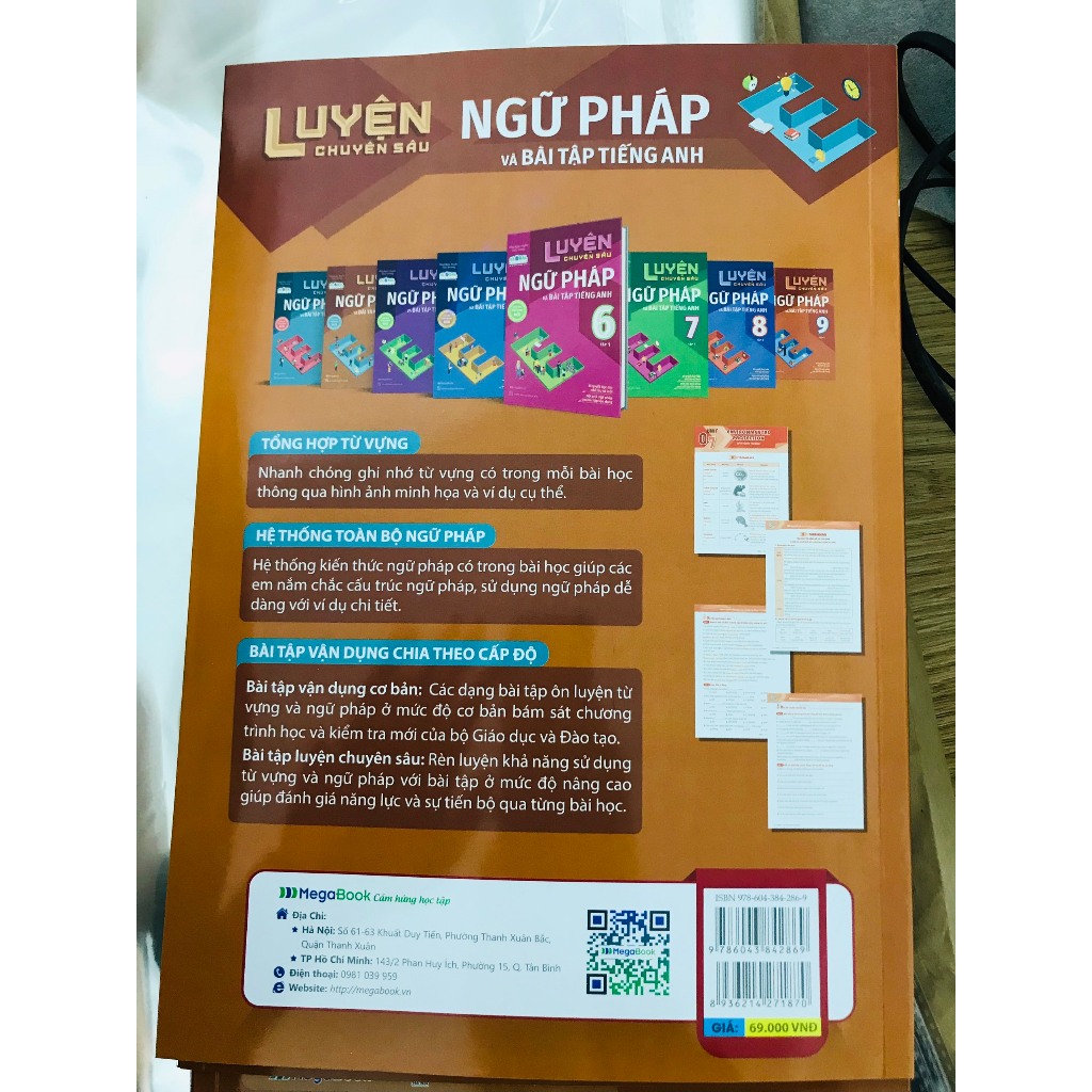 Sách - Combo Luyện Chuyên Sâu Ngữ Pháp Và Bài Tập Tiếng Anh 8 tập 1 và 2 Chương Trình Mới GLOBAL