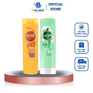 Dầu Gội Xả Sunsilk Suôn Mượt Óng Ả ngăn gãy rụng tóc chai 320g