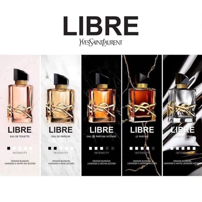 Nước hoa mini Ysl Libre Edp/Edt/Le parfum/L’Absolu Platine 7.5ml Fullbox