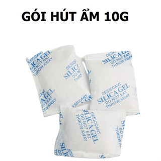 Gói hút ẩm đóng túi 10 gram Silica Gel - Hạt chống ẩm mốc