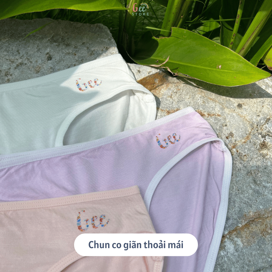 Chip tam giác vải sợi tre cho BÉ & MẸ vô cùng mềm mát, mặc nhẹ như không set 3 cái