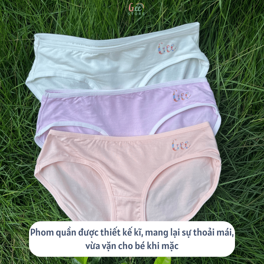 Chip tam giác vải sợi tre cho BÉ & MẸ vô cùng mềm mát, mặc nhẹ như không set 3 cái