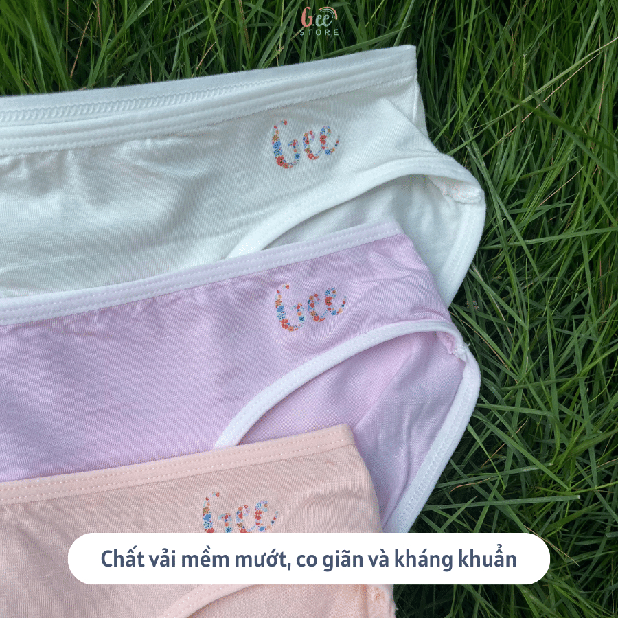 Chip tam giác vải sợi tre cho BÉ & MẸ vô cùng mềm mát, mặc nhẹ như không set 3 cái