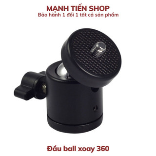 [ Giao hỏa tốc ] Đầu bi 360 độ gắn tripod chân máy ảnh chân đèn livestream - Đầu ball nối 1/4