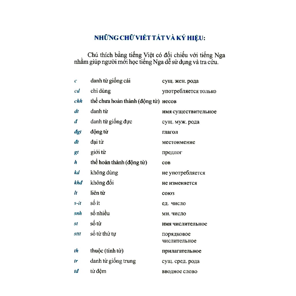Sách - Từ Điển Nga - Việt  - HHB