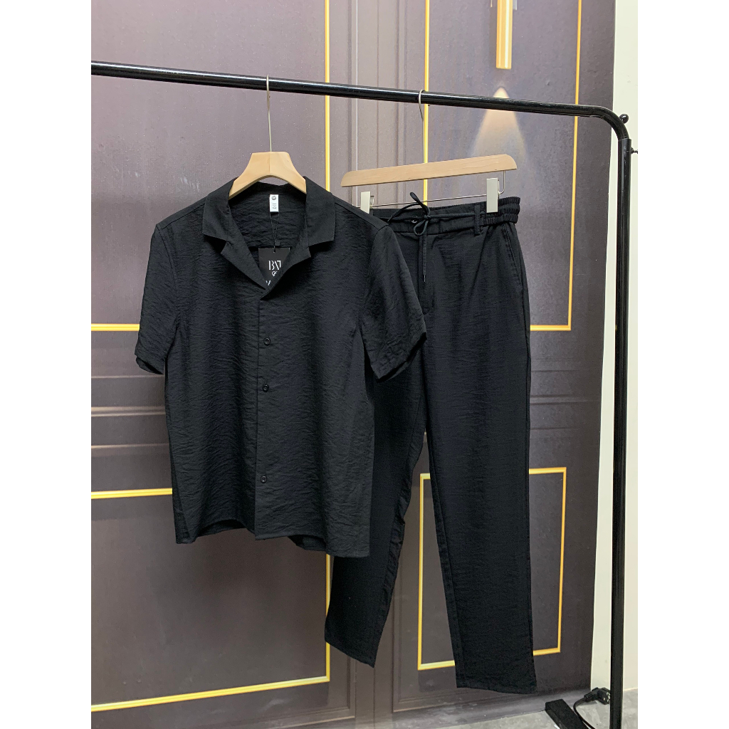 BỘ ĐŨI NAM Quần Dài Áo Cộc  atb shop thời trang nam cao cấp