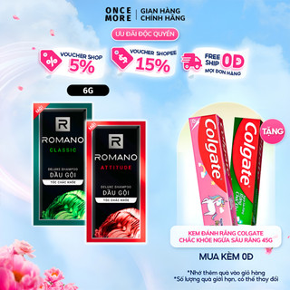 Dầu Gội Romano Cao Cấp Attitude Và Classic 6g/gói