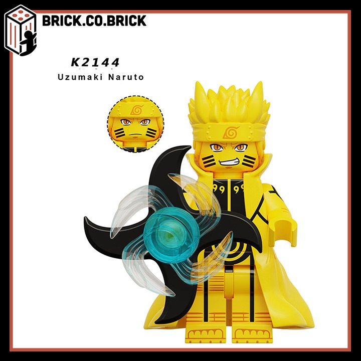 Naruto Obito Lục Đạo Đồ chơi Lắp ráp Minifigures Nhân vật Naruto Làng Lá Mô hình Kakasi Obito Lục Đạo Madara Minato