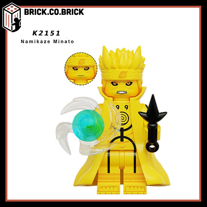 Naruto Obito Lục Đạo Đồ chơi Lắp ráp Minifigures Nhân vật Naruto Làng Lá Mô hình Kakasi Obito Lục Đạo Madara Minato