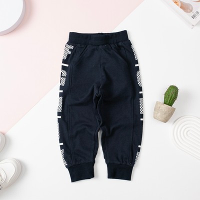 Quần nỉ da cá bé trai LITIBABY phối sườn, size 1 đến 7 Tuổi