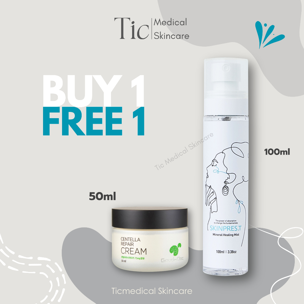 Kem Dưỡng GoodnDoc Rau Má Dưỡng Ẩm Phục Hồi Da 50ml - Tic Medical Skincare