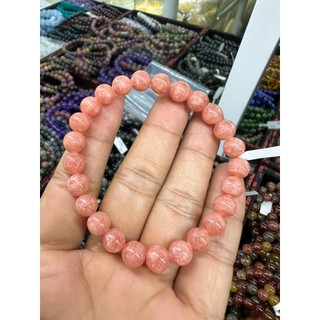 Vòng đeo tay, lắc tay phong thủy đá đào hoa