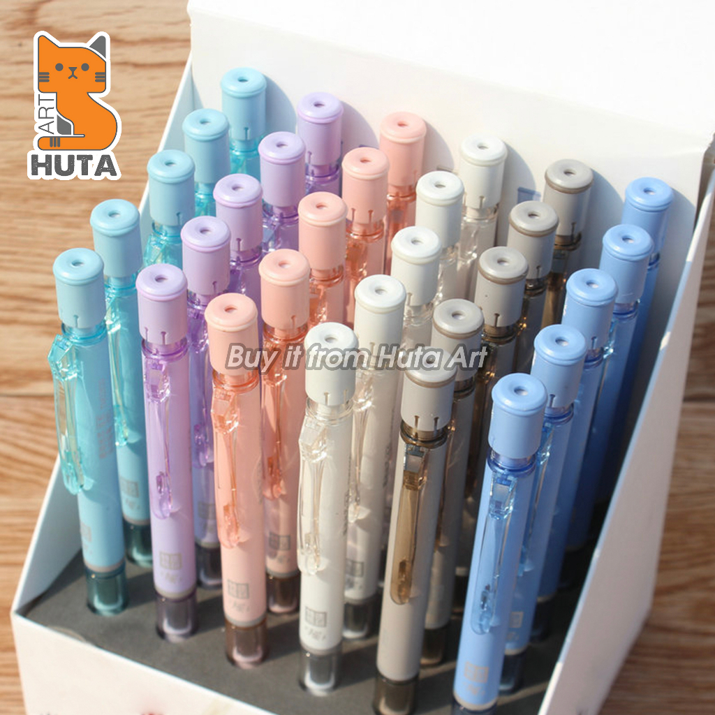 Bút chì cơ khí lắc đẩy ngòi MUJI ngòi 0.5mm chống gãy chì chính hãng