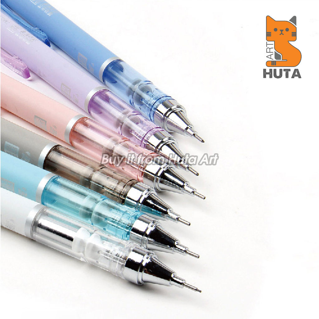 Bút chì cơ khí lắc đẩy ngòi MUJI ngòi 0.5mm chống gãy chì chính hãng