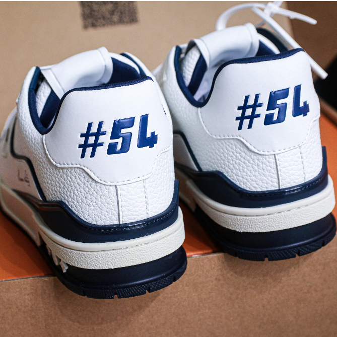 Giày LV Trainer 54 Xanh Than Navy, giầy sneaker nam nữ louis vuitton 54 hàng cao cấp phong cách 2023
