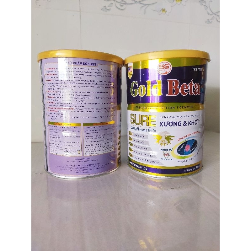 Sữa bột Gold beta sure xương khớp 900g