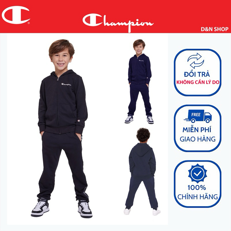 [Chính hãng] Áo hoodie Champion có khóa kéo chính hãng cho bé