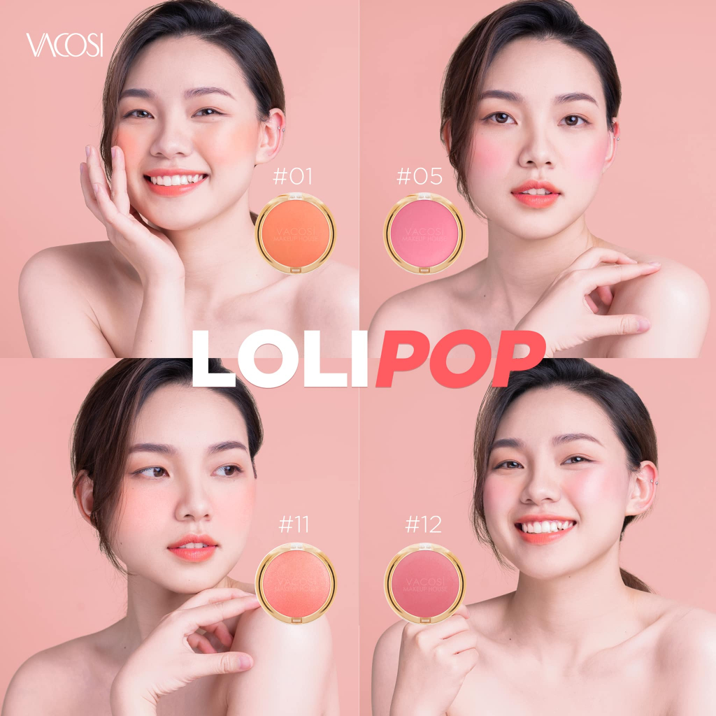 Phấn Má Hồng Lolipop VACOSI - VP08