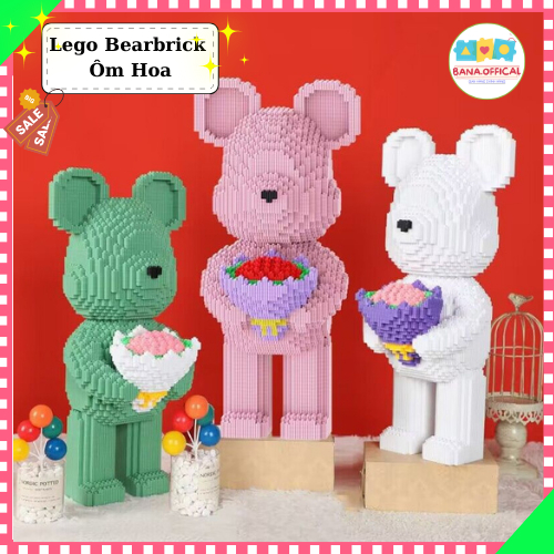 Xếp hình LEGO BEARBRICK 47CM XINZ, Đồ Chơi Xếp Hình Độc Đáo, Thú Vị,Tăng Khả Năng Sáng Tạo,Phát Triể