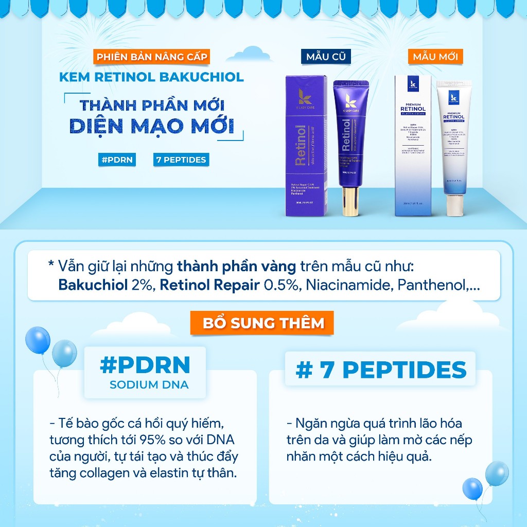 Sản phẩm dưỡng da K Lady Care