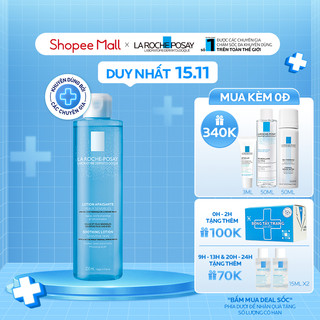 Nước cân bằng giúp làm dịu và bảo vệ da nhạy cảm La Roche-Posay Lotion Sensitive Skin 200ml