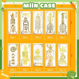 Miếng Dán Linh Phù Tài Lộc, May Mắn - Thu Hút Tài Lộc, Bình An - Phù Hợp Đặt Trong Điện Thoại, Ví, Xe, Nhà