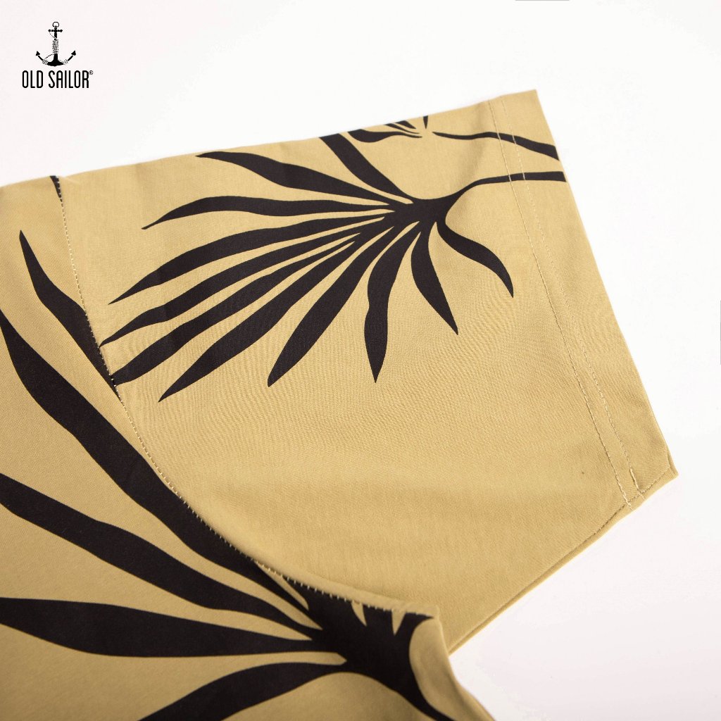 Áo thun họa tiết Palm Old Sailor - 26020 - Big Size Upto 5XL