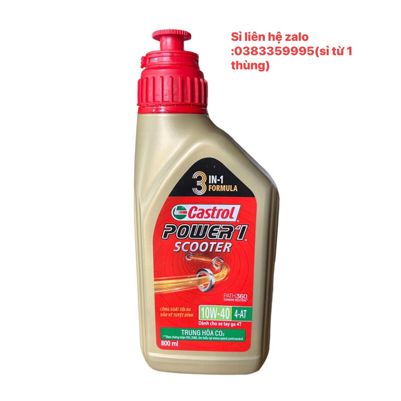 (GIÁ KM)NHỚT CASTROL XE GA 800ml