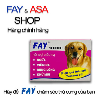 Xà phòng Chó, Mèo Fay Medic - ghẻ, xà mâu, nấm da