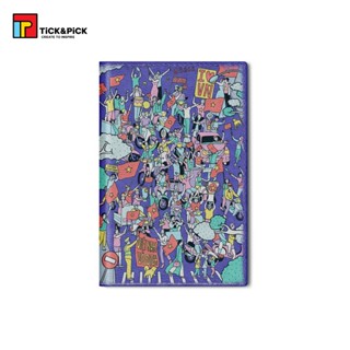 Bao Da Bọc Hộ Chiếu TICK & PICK Đựng Passport,Thẻ ATM Đa Năng Tiện Lợi Khi Du Lịch Hình Đi Bão