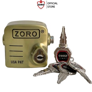 Ổ khóa chụp pát cửa ZORO chìa kiếm - khóa chống cắt toàn diện,chống cắt khoen cửa,chống trộm