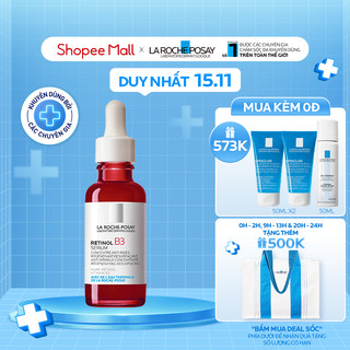 Dưỡng chất giúp giảm thâm nám, nếp nhăn và làm đều màu da Retinol B3 Serum 30ml