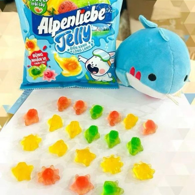 Kẹo dẻo nhân trái cây 24g Alpenliebe Jelly Biển xanh long lanh - Hương Đào