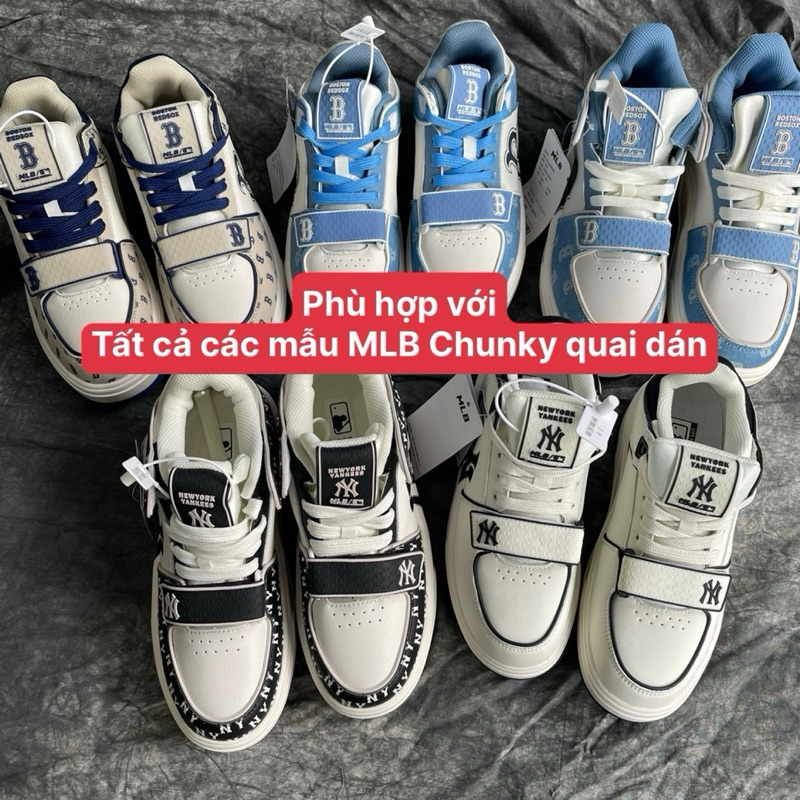 Dây Giày MLB Chunky Liner Quai Dán Chiều Dài 120cm