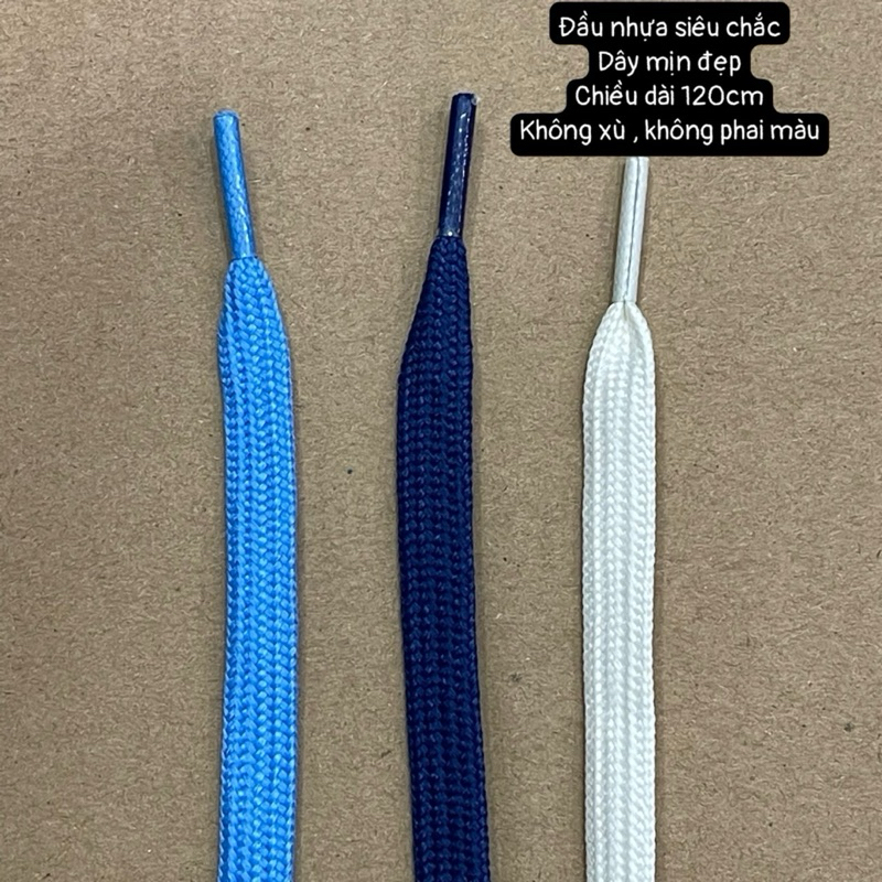 Dây Giày MLB Chunky Liner Quai Dán Chiều Dài 120cm